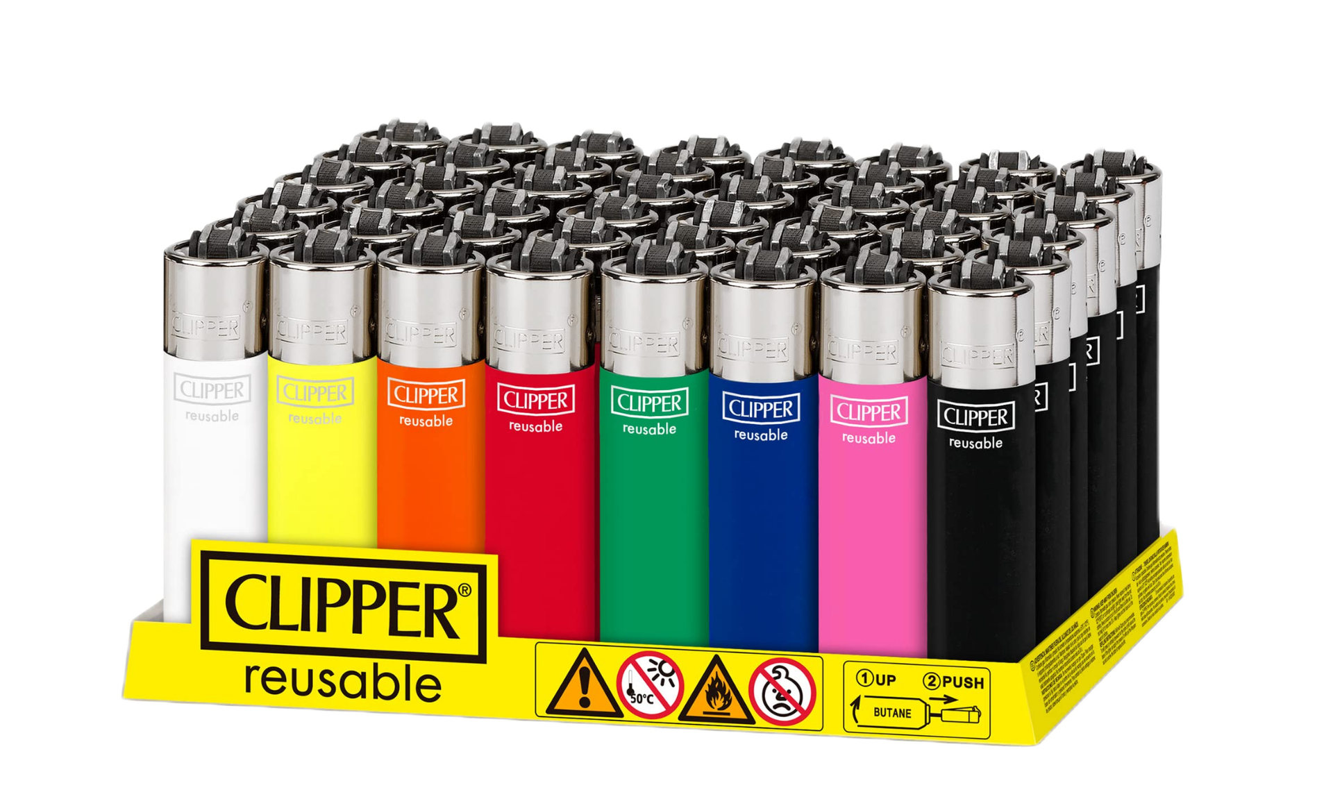 Clipper Reusable Lighter Assorted(1pc)